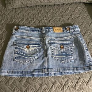 Skirt GUESS, size 29 light blue